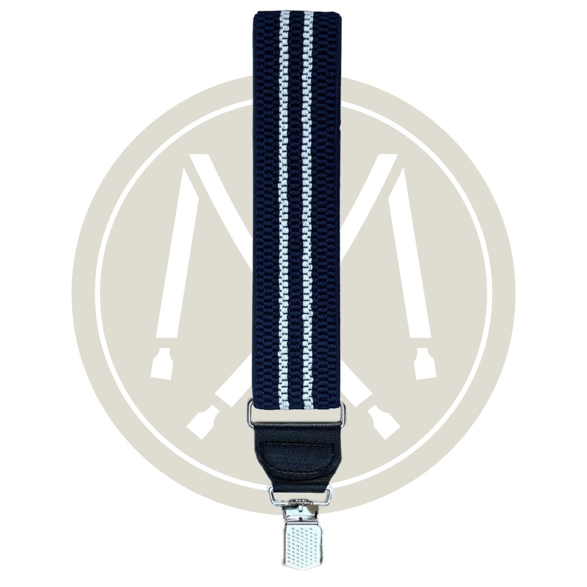 Bretels blauw-wit